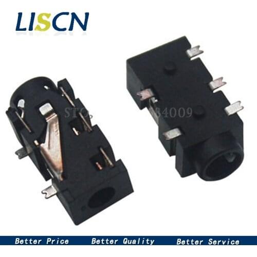 10PCS 3.5mm Female Audio Connector 5 Pin SMT SMD Headphone Jack Socket PJ-327F