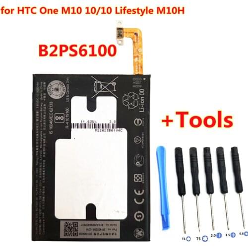 100% High quality New 3000mAh B2PS6100 Battery for HTC One M10 10/10 Lifestyle M10H Mobile phone