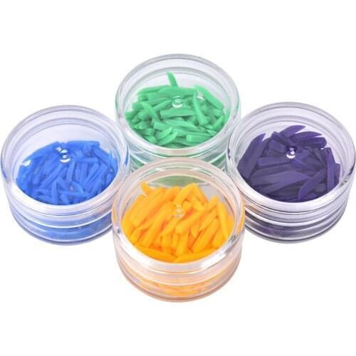 350pcs/lot Teeth Wedges Plastic 4 Colors Disposable Medical Dental Wedges Teeth Care Dentist Material Equipment Dental tool