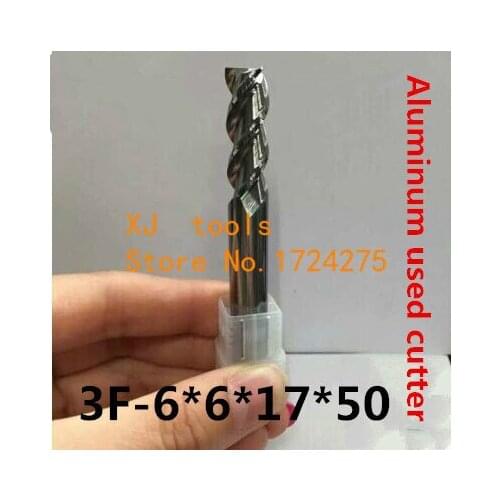 3F-6.0*6*17*50MM alloy aluminum milling cutter, carbide aluminum milling cutter,CNC End milling cutter ,CNC Milling pin tool