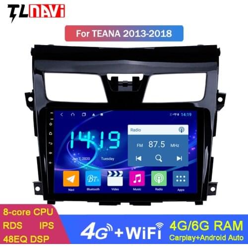 Android 10 Car DVD Player For Nissan Teana 2013-2016 GPS Navigation Radio Stereo DSP CarPlay 4G LTE