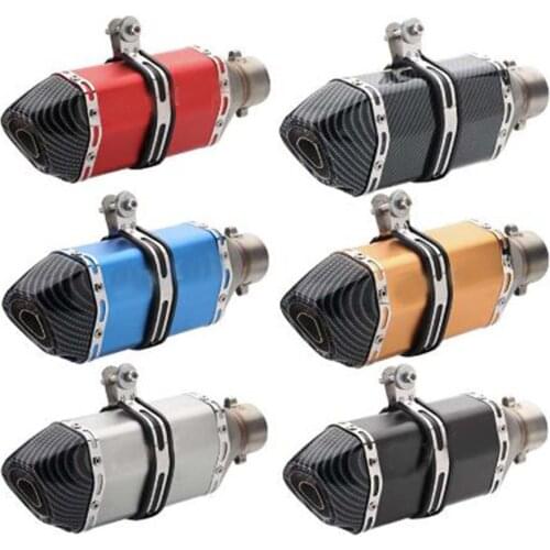 Motorcycle Exhaust Pipe Muffler Moto Escape with DB killer for CBR250 For Benelli 500 Custom Moto For BMW 800 CBR1000R