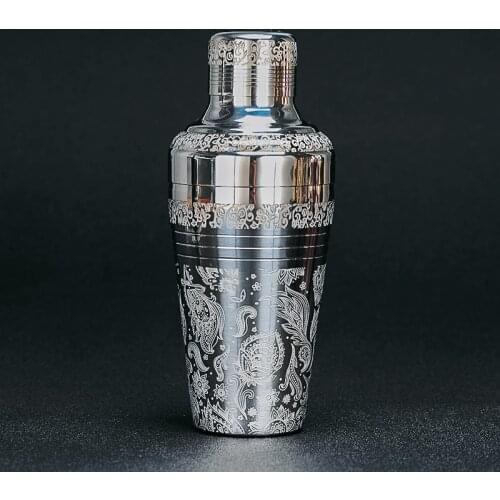 510ml Stainless Steel Cocktail Shaker Cocktail Mixer Wine Martini Drinking Japanese Style Shaker Personality Bar Tools