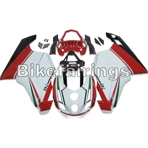 Red White and Black Lowers ABS Plastic Sportbike Fairings Bodywork For Ducati 999 749 Year 2003 2004 03 04 Biposto Bike Fairings