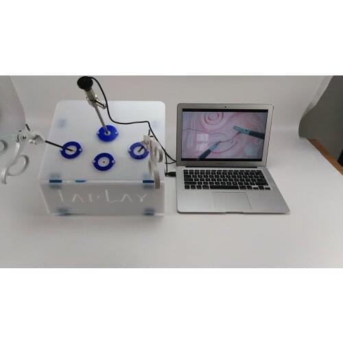 Laparoscopic Endo Trainer with USB Endoscope Camera, Laparoscopic Suturing Training Simulator Box