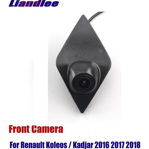 Liandlee Car Front View Camera Logo Embedded For Renault Koleos Kadjar 2016 2017 2018 ( Not Reverse Rear Parking Camera )