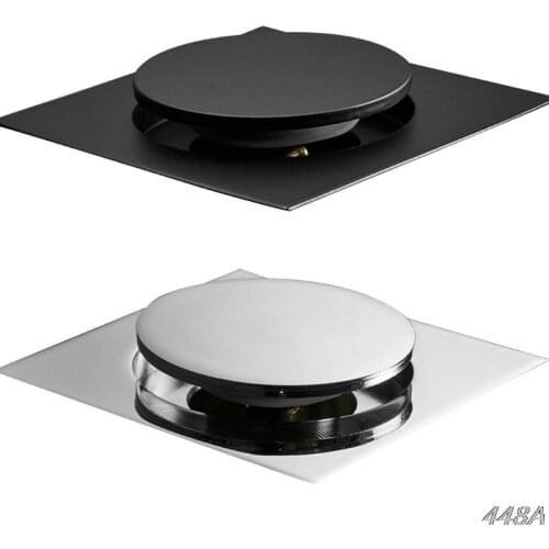 Metal Anti-odor Floor Drain Square Pop-Up Floor Drain Cover for Home Bathroom New 2020