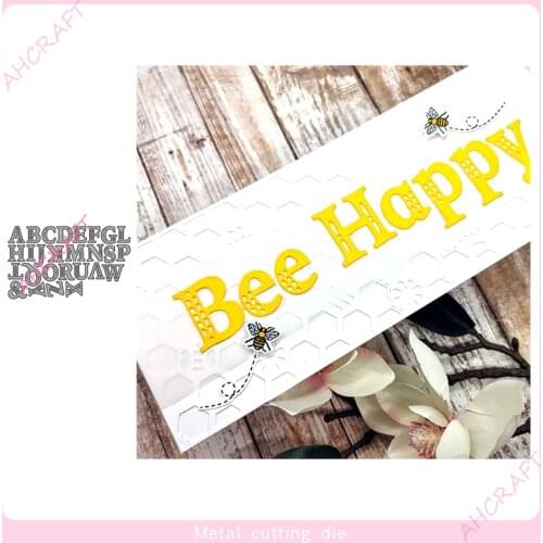 26pcs Uppercase letter Metal Cutting Dies for DIY Scrapbooking Photo Album Decorative Embossing PaperCard Crafts Die 2021