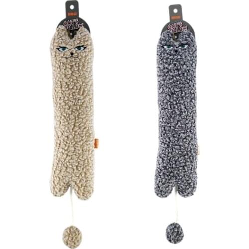 Cartoon Kitten Clothes Interactive Teaser Toy Fruit Fluffy Chew Toy Play Funny Cat Toys Plush Pet Toys Fairy Wand