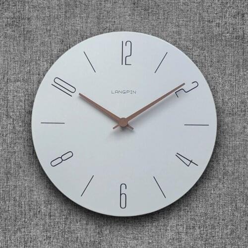 Nordic Modern Wall Clock Wood Living Room Silent Wall Watches Home Decor Bedroom Horloge Murale Design Moderne Reloj De Pared