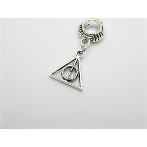 New 20pcs Dead Holy Vess Charm Big Hole Bead European Pendant Fit For Pandora Style Bracelets Necklace DIY Metal Jewelry Making