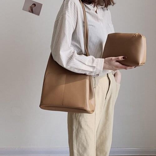 2020 New Soft PU Leather Women Handbag Fashion Female Bag Designer Casual Large Capacity Ladies Shoulder Bags