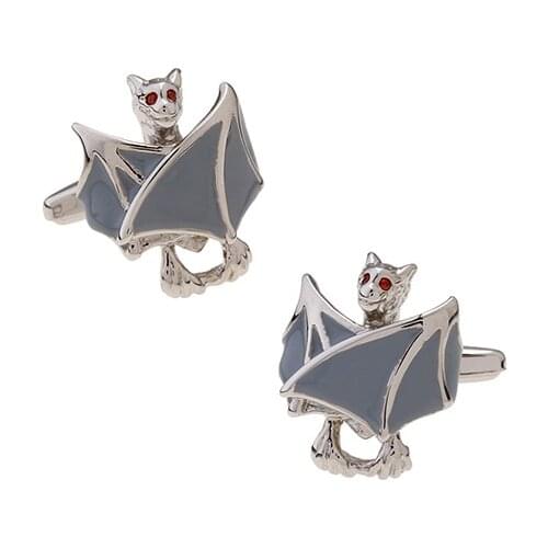 IGame New Arrival Mens Fashion Cuff Links Bat Design Brass Material