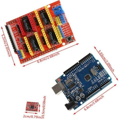 CNC Shield V3 3D Printer A4988 Stepper Motor Driver Expansion Board For Arduino