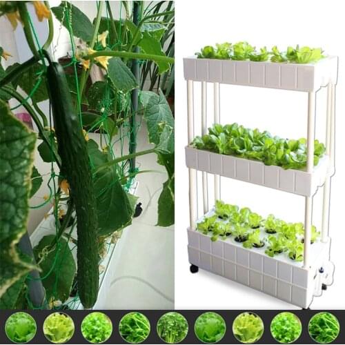 Hydroponics system Movable smart planter vertical horticultural props Garden decoration