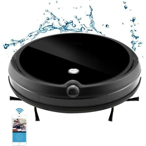 New A13 robotic vacuum cleaner in black camera APP video chat dry wet mopping robot floor cleaner to cclea floor tiles carpet