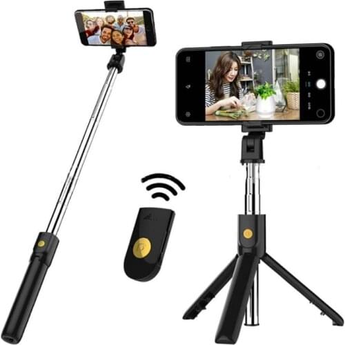 Handheld Bluetooth Remote Shutter Selfie Stick Stand Tripod for Phone Camera