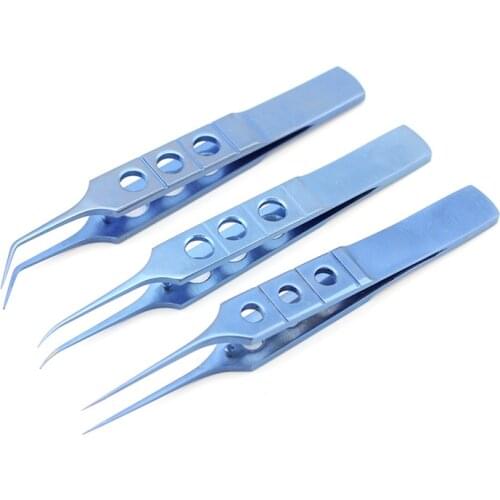 Fat Tweezers Stainless Steel Double Eyelid Plastic Ophthalmology Microsurgery Tweezers Instruments Tweezers Platform