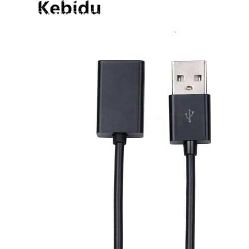 Kebidu USB 2.0 Extension Cable 50cm 100 cm Sync Charging Cord Cable Lead for Mobile Phone Computer PC Laptop