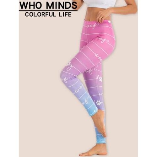 2021 Pink Blue Ombre Sexy Legging Anti Cellulite Elasticity Fashion Push Up Fitness Gym Leggings Women Pants Stacked Slim Legins