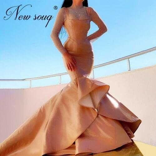 Vestido Dubai Mermaid Formal Dress Evening Gowns 2020 Saudi Arabia Red Carpet Dresses Sleeveless Prom Dress For Dubai Islamic