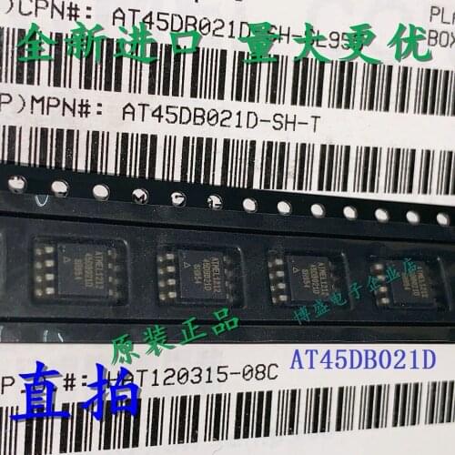10pcs/Lot AT45DB021D-SH-T AT45DB021D AT45DB021D-SH SOP8 New and Original