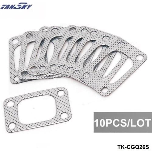10PCS/LOT Graphite Aluminum Gasket for T04 T04E T3 Turbo/Charger Engine/Manifold/Pipe TK-CGQ26S
