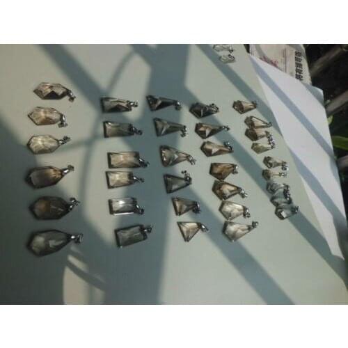 165g 30 NATURAL QUART CRYSTAL PendantS healing