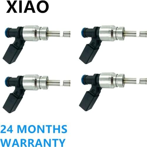 4PCS Ignition Engine Fuel Injectors Set For Audi A4 09 A5 Quattro 2008-2010 A6 2010-2011 Q5 2009-2012 06E 906 036 F 06E906036C