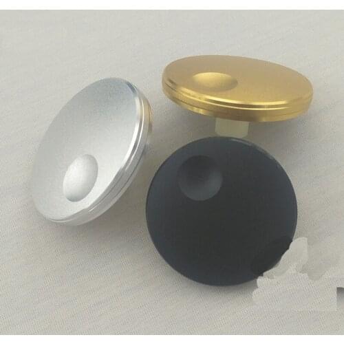 40*6mm Audio Power Amplifier Plastic Core Long Axis Ground Concave Point High-grade Aluminum Potentiometer Knob