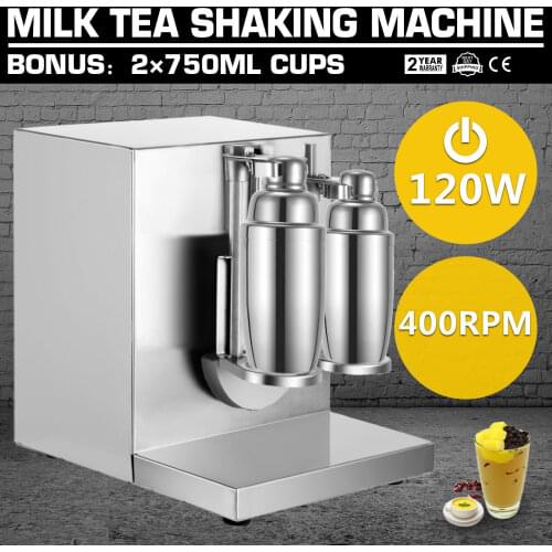 Bubble Boba Milk Tea Shaker Shaking Machine Mixer Stainless Milkshake Automatic