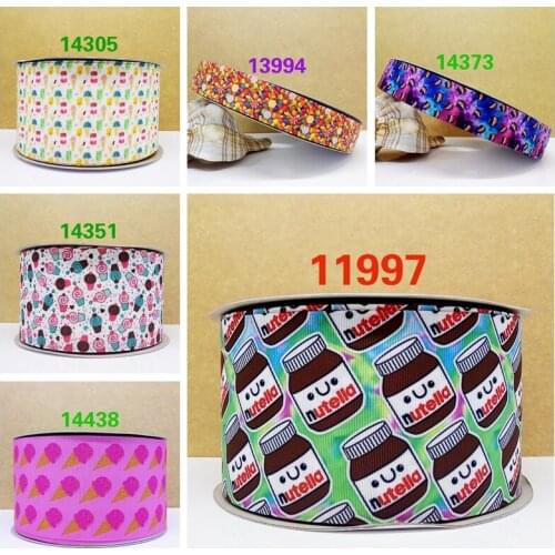 Free shipping 50 yards Easter day printed grosgrain ribbon 11997