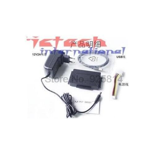 By dhl or ems 50pcs SATA USB 3.0 IDE Adapter Cable Hard Disk Driver SATA to USB Converter for 2.5/3.5/5.25 Drive HDD SSD