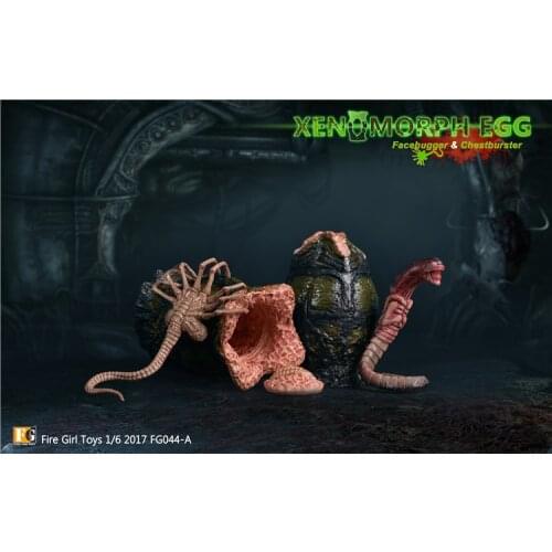 Fire Girl Toys FG044-A Xenomorph Egg Facebugger & Chestburster Set 1/6 Fit for 12" action figure