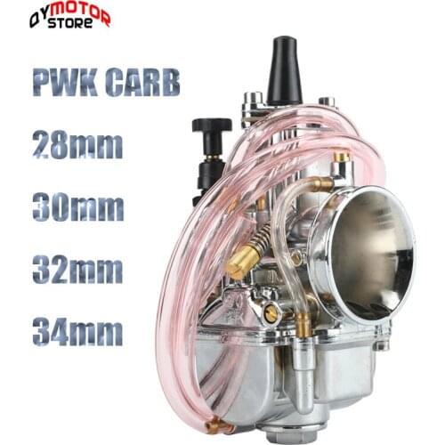 Universal Silver Motorcycle Carburetor 28mm 30mm 32mm 34mm carb Power Jet Dirt Bike 4T PWK Carburador 110cc 125cc 150cc 250cc
