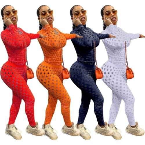 Tracksuits Women Set Two Piece Outfits Spring Clothes Sexy Club Outfit Joggingpak Leggings Loungewear Set Wholesale Dropshipping