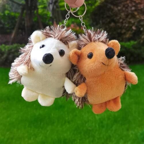 10cm Cute Hedgehog Plush Toy Stuffed Animals Mini Soft Pendant Small Cartoon Hedgehog For Girls Gift Birthday Toy Z4Q9