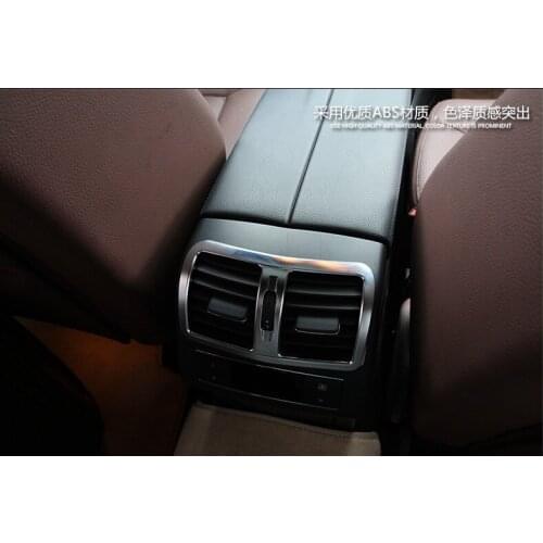 Fit for Mercedes Benz 2012-2015 E-class rear air conditioner outlet trim frame for e200l e260l e300l E-class modification