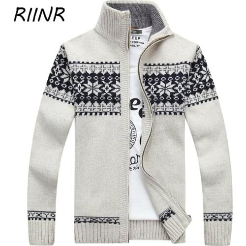 RIINR Mens Wool Sweaters