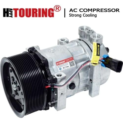 SD7H15 AC A/C Compressor for Peterbilt 388 2008 to 2010 F696003151 F69-6003-151 U4370 4370 1401416 4078 4078 5402