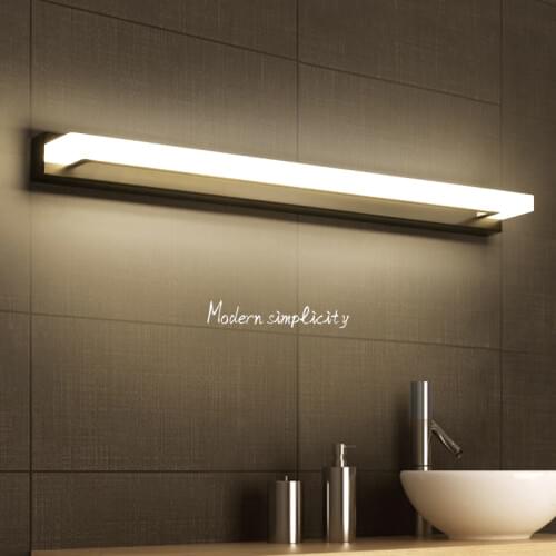 Silver/Brown/White Modern minimalist LED lamp bedside lamp led wall lamp bathroom light mirror light AC110~260V Led Wall Light
