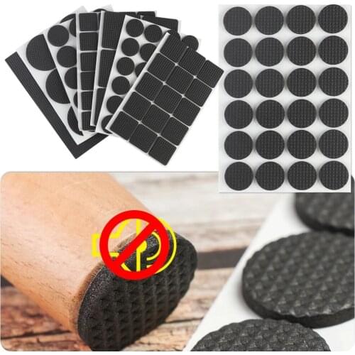 Chair Leg Bed Corner Felt Pad Self-Adhesive Floor Anti-Scratch Silent Non-Slip Mat DIY Furniture Accessories