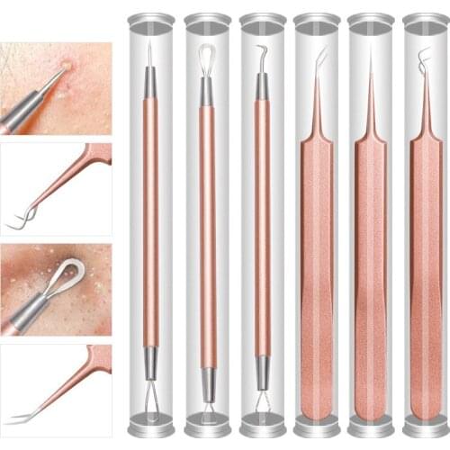 Face Care Black Dot Blackhead Remover Pimple Remover Tool Against Face Acne Needles Beauty Appliances Acne Squeezing Extractor