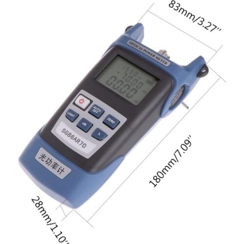 High Precision Optical Power Meter Fiber Testing Tools Wiring Light Decay Tester
