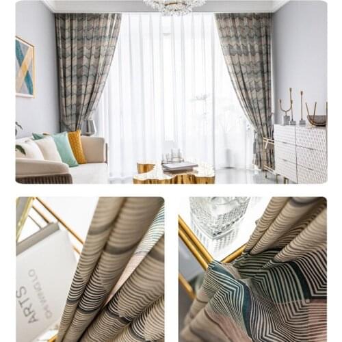 Free Custom GYC2578 Gyrohome 1PC Lines Geometric Blackout Curtain "Customised" Window Living Room Dec