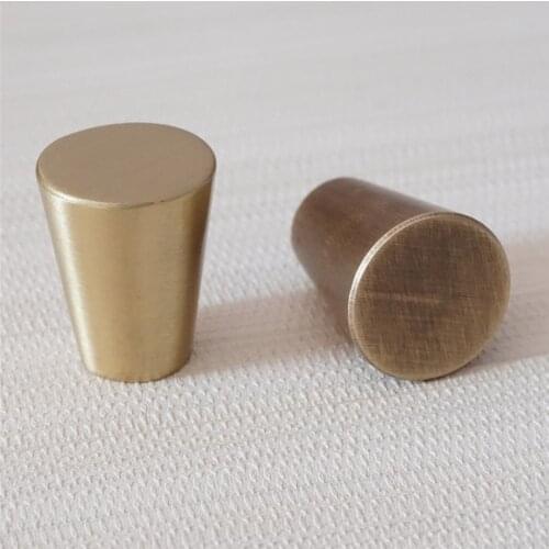 Gold Brass Bronze Small Dresser Knobs Cupboard Handles Drawer Pull Handles Knobs Vintage Kitchen Cabinet Pulls Knob
