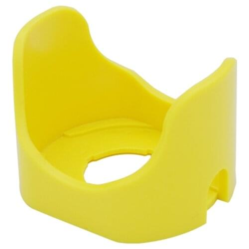 1PC 22mm Emergency Stop Button Protective Cover Push Button Switch Accessoris Yellow High Temperature Resistance Protector