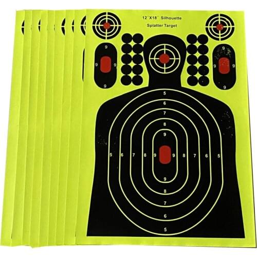10PCS Splatter Target Splash Shooting Practice Training For Archery Bow Paintball Self Adhesive Reactivity Firing Shoot Target