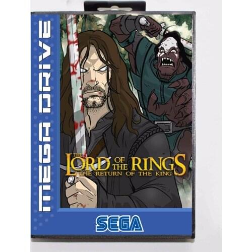 The Lord Of The Rings16 bit MD Game Card With Retail Box For Sega Megadrive/Genesis
