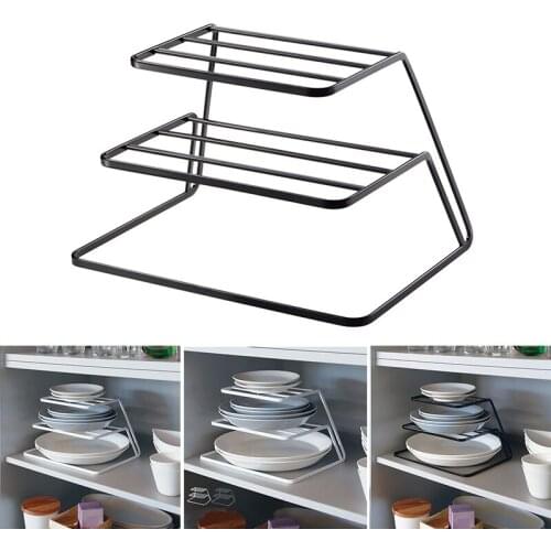 3-Tier Counter and Cabinet Corner Shelf Organizer for Home Kitchen Simple Shaped JA55